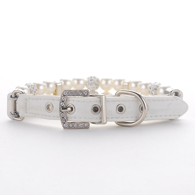 Dog pearl collar