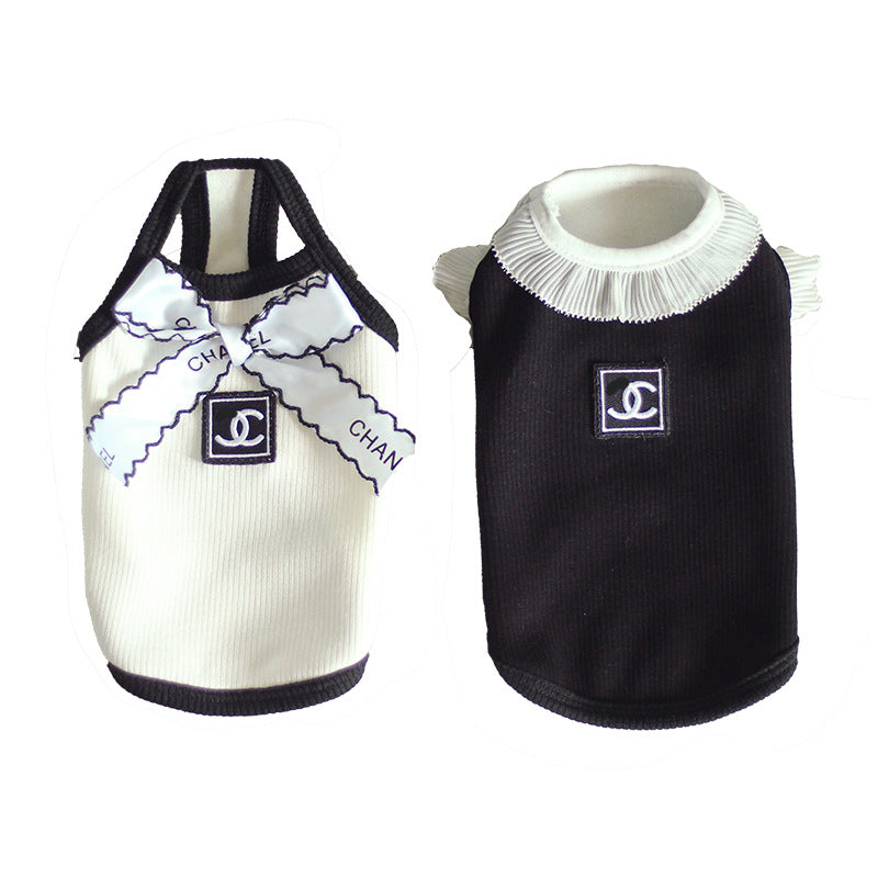 Pet Vest Suspenders Small Fragrance Dress