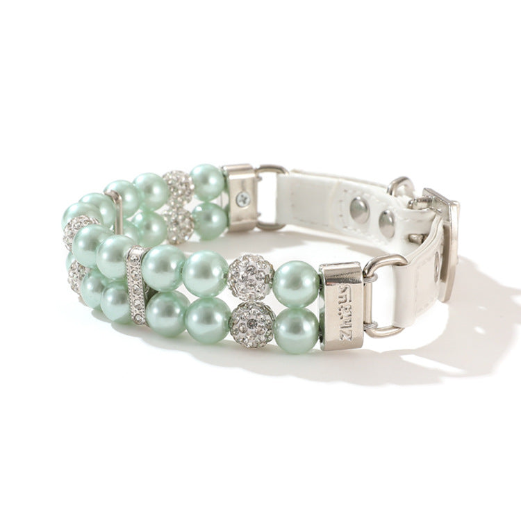 Dog pearl collar