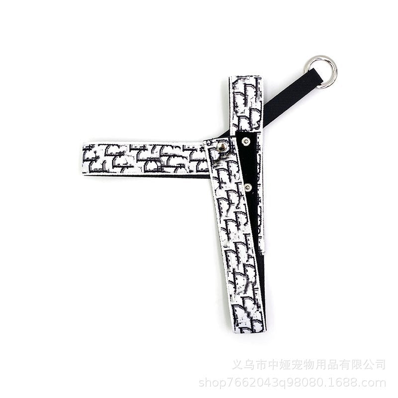 Dog White Harness
