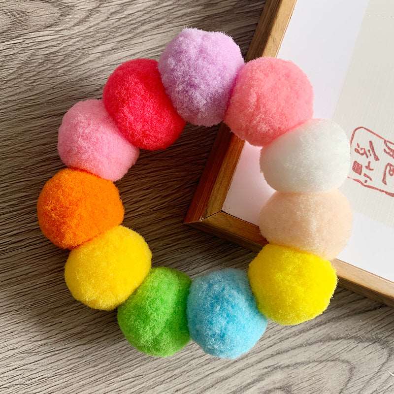 Pet Plush Ball Collar