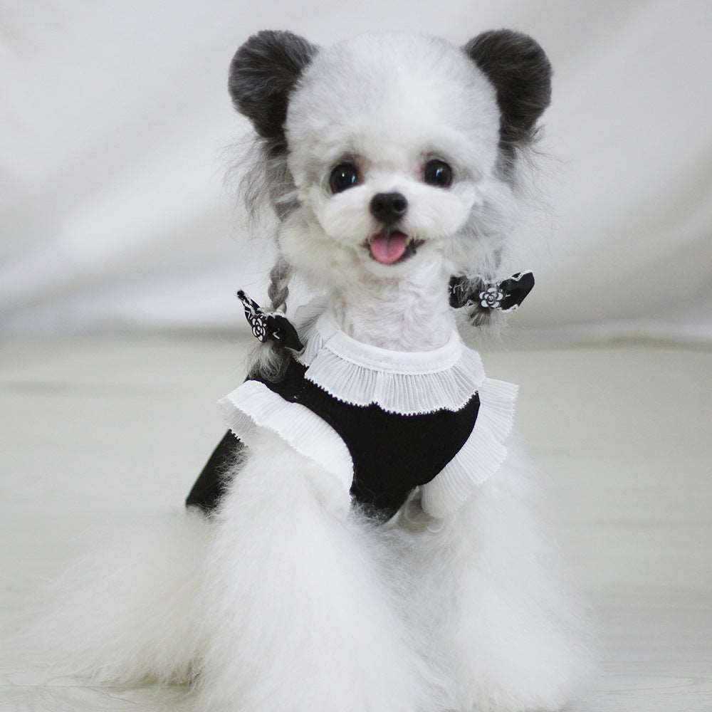Pet Vest Suspenders Small Fragrance Dress