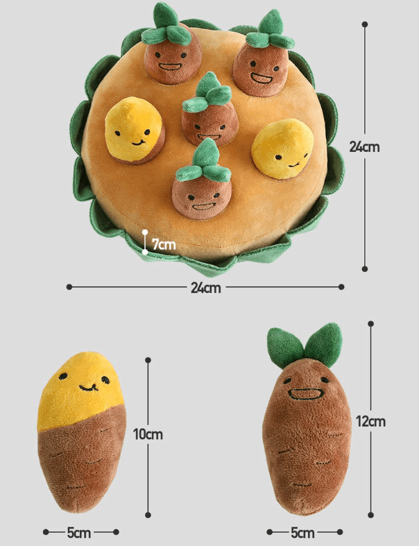 Kingdompet Sweet Potato Set Pet Food Hiding Toy Interactive Dog Toy
