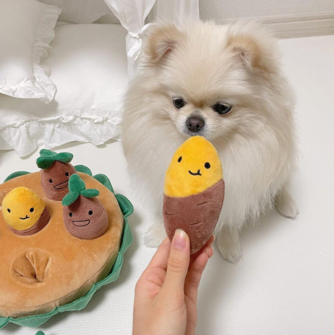 Kingdompet Sweet Potato Set Pet Food Hiding Toy Interactive Dog Toy