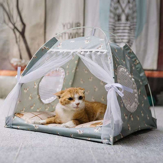 Cat Summer Cooling Tent