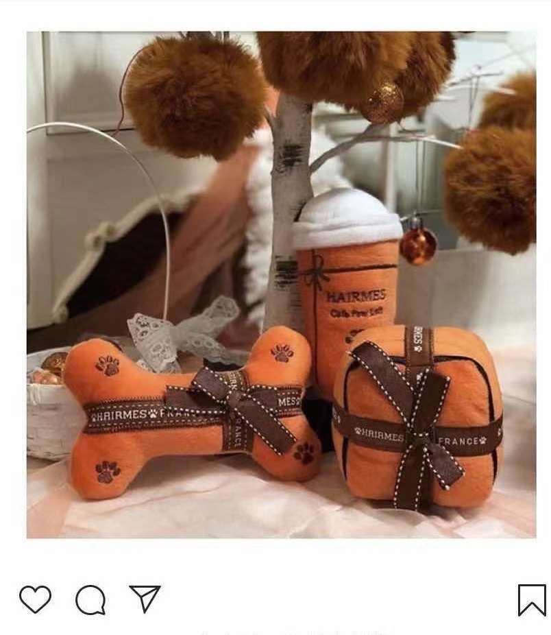 Luxury Hermes Squeaky Toys