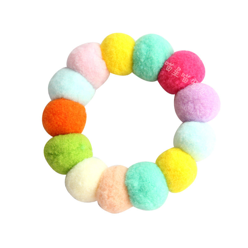 Pet Plush Ball Collar