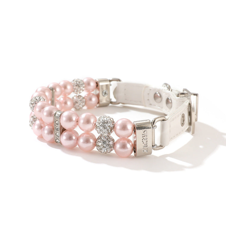 Dog pearl collar