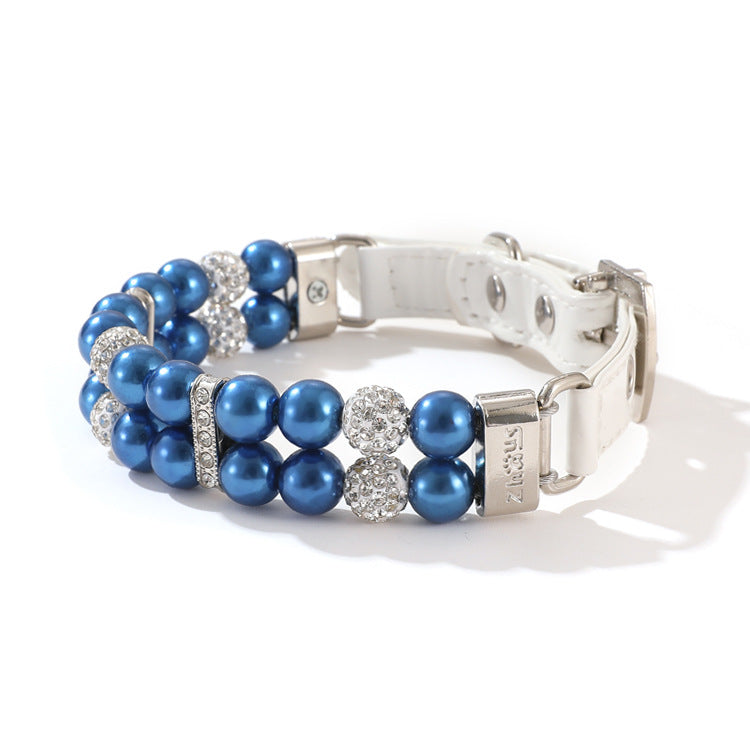 Dog pearl collar