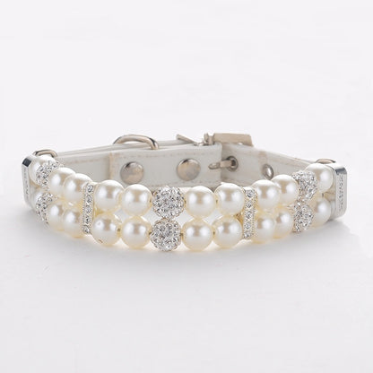 Dog pearl collar