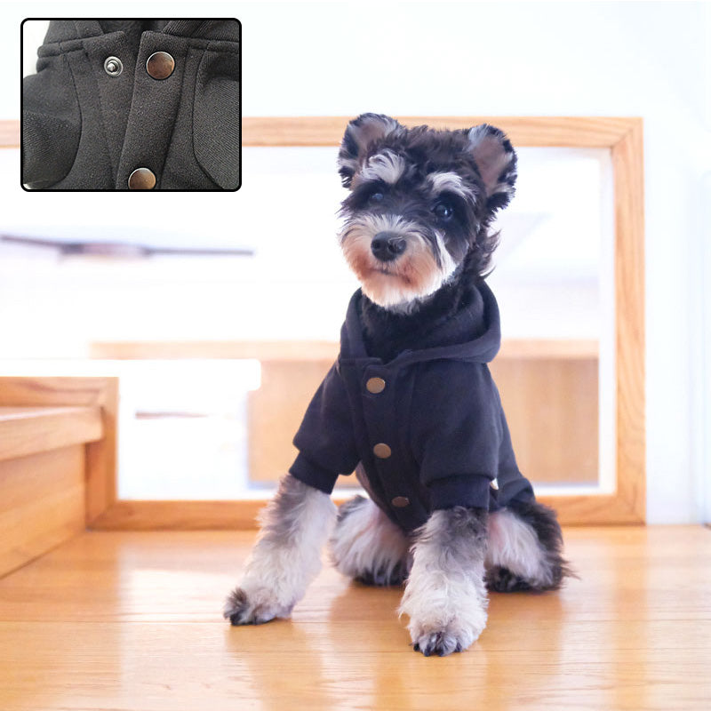 Black hoodie Dog Clothes
