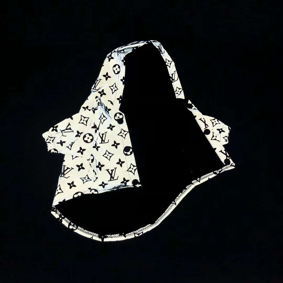 Louis Print Reflective Pet Rain Jacket
