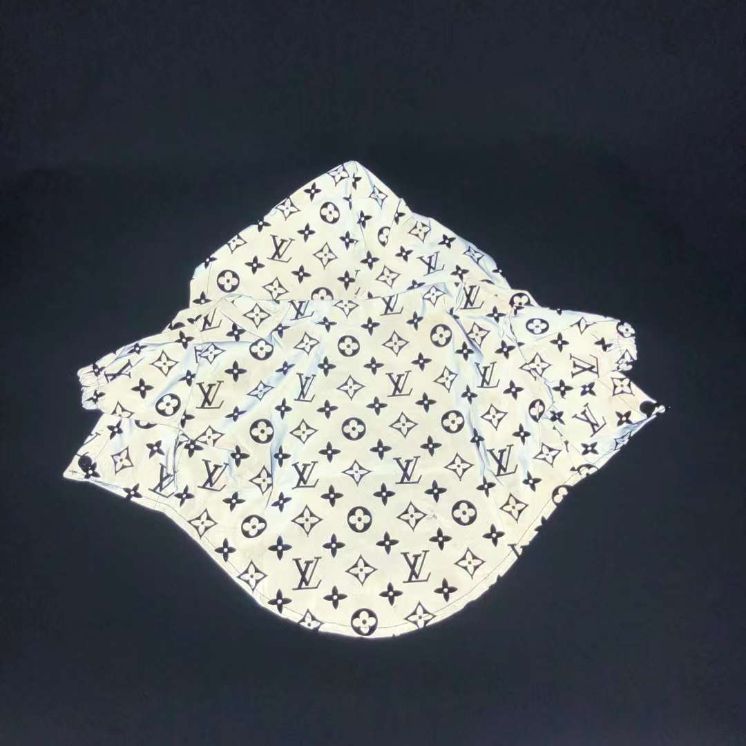 Louis Print Reflective Pet Rain Jacket