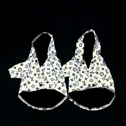 Louis Print Reflective Pet Rain Jacket