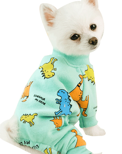 Cute Printed Dog Pajamas
