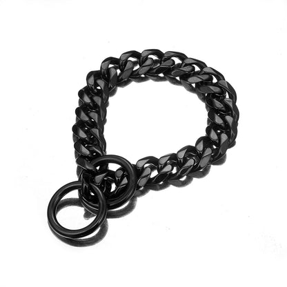 Stainless Steel Dog Cuban Collar